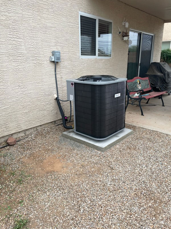 icp gas split system installation coolidge az